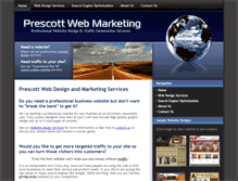 Tablet Screenshot of prescottwebmarketing.com